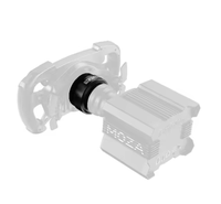 Adaptateur à dégagement rapide MOZA Racing compatible PC, boîtier en alliage d'aluminium de qualité aéronautique, noir, moulage privé, qualité Chine continentale