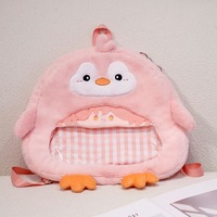 Sac à dos en peluche personnalisé avec animaux en peluche mignons de dessin animé, faible MOQ, fabrication sur mesure