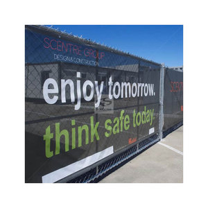 Tùy chỉnh màu sắc kích thước lớn in kỹ thuật số ngoài trời PVC hàng rào lưới quảng cáo banner với grommets - Product Image 1