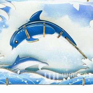 <span class=keywords><strong>Wincent</strong></span> Design Original 3D Puzzle en bois Style bois Animal Mini papier théâtre assemblage facile jouet éducatif cadeau pour les enfants - Product Image 2