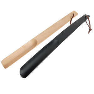 Yingte Solid Wood Shoehorn Straight Handle Durable Shoe <b>Puller</b> For Elderly Pregnant Women Household Use - Product Image 4