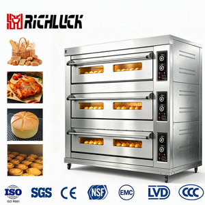Big Capacity 3 Decks 9 Trays Commercial Baking <b>Oven</b> Precise Independent Temperature Control for Bakery Hotel Restaurant New <b>Bake</b> - Product Image 1