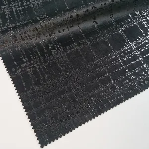 Factory Direct Sale High Quality Holland Velvet Polyester Embossed Fabric for Casual Suits and Jackets