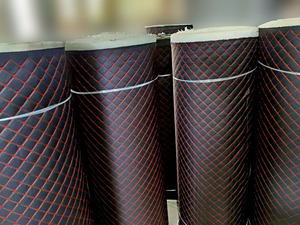 Nhà Máy Trực Tiếp 100% <span class=keywords><strong>Polyester</strong></span> Kim Cương Khâu Lụa May Chất Liệu Thêu Bông Vải Cho Ghế Xe Nội Thất Với Miếng Bọt Biển - Product Image 5