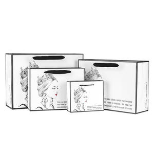 Sacs en papier de luxe écologiques, durables et de haute qualité pour cadeaux, vêtements, cosmétiques, emballages, shopping, avec ruban laminé pour chaussures - Vente en gros - Product Image 6