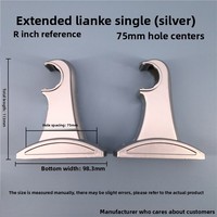 Support de tringle à rideau moderne et minimaliste en plastique Lianke, accessoires de base