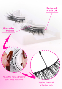 Cils autocollants en bande, étuis à cils à pression en gros avec logo personnalisé et marque privée - Product Image 3