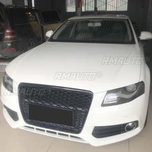 ชุดแต่งกันชนหน้า สำหรับ Audi A4 B8 ปี 2009-2012  กระจังหน้าแบบ Racing  พร้อมแถบตกแต่ง  อะไหล่ภายนอก - Product Image 3