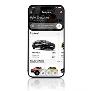 Aplicación Móvil de Alquiler de Autos, Alquila Autos en Cualquier Momento, Reserva Instantánea, Planes Flexibles, Pagos Seguros, Rastreo GPS, Compatible con MAC - Product Image 1