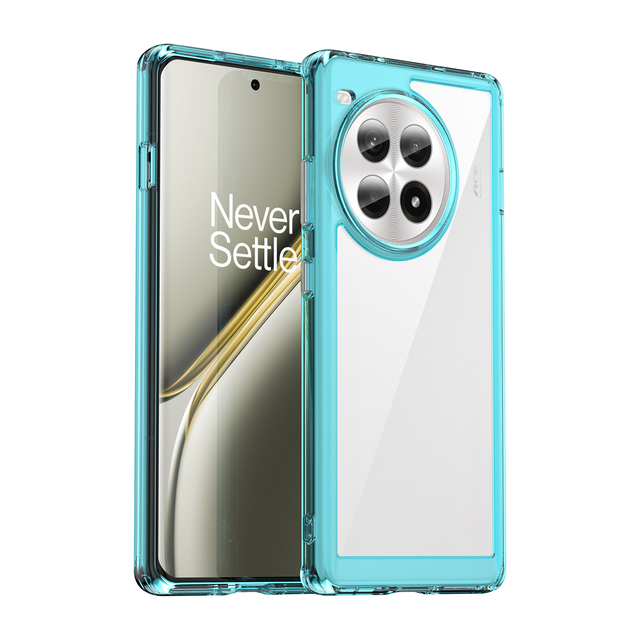 Shockproof Hybrid Tough Acrylic Hard PC Back Soft TPU Frame Case Cover With Inner 4 Corner for Oneplus Ace 3 Po