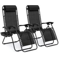 Fauteuil de relaxation d'extérieur pliant et réglable en métal, chaise longue zéro gravité portable pour bronzage et plage, vente en gros