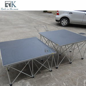Easy Install 4x4ft Mobile Outdoor Event Concerts Stage Platform Folding Durable - Product Image 5