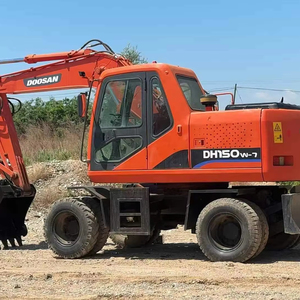 Excavadora de cadenas Doosan DH150W-7 usada, 15 toneladas, fabricada en Corea, modelo 2020, capacidad de la cucharón de 0.7m, equipo de construcción - Product Image 1