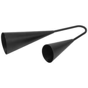 <span class=keywords><strong>Agogo</strong></span> Bell Binaural Tradicional de mano Latin Clapper Metal Percusión <span class=keywords><strong>Instrumento</strong></span> musical L - Product Image 2