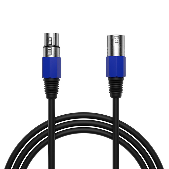 Factory Direct 3-Pin XLR DMX Cable Male to Female Signal Link for Stage Lighting Professional Sound System DJ Equipment