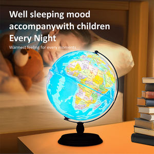 Globe terrestre classique éducatif, Océan bleu, <span class=keywords><strong>Relief</strong></span> en <span class=keywords><strong>relief</strong></span>, avec carte bonus, Fabriqué en Chine, Diamètre 12 pouces/30 cm - Product Image 3