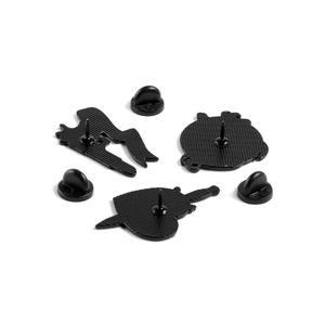 จีนโรงงานขายส่งไม่มีขั้นต่ำส่วนบุคคลฮาร์ดซอฟท์เคลือบโลหะที่กำหนดเองPinปกสำหรับเสื้อผ้า - Product Image 6