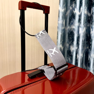 Cinghia Fissatrice per Valigie Personalizzata con Logo Stampato, Elastica, Riutilizzabile, Regolabile, <span class=keywords><strong>Cinghie</strong></span> Connettore per Bagagli da Viaggio - Product Image 4