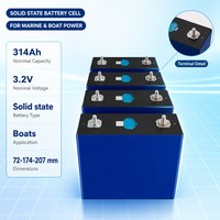 Cellule de batterie au lithium solide prismatique 314Ah 3.2V à longue durée de vie pour usage en stockage de bateaux électriques marins – Vente en gros