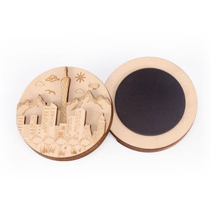 Custom Logo Promotional Gifts Cute Decoration Customised Souvenir <strong>Magnet</strong> Wooden Fridge <strong>Magnet</strong> 3d Wood Fridge <strong>Magnet</strong> - Product Image 1