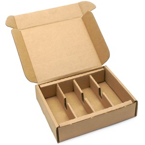 Emballage de bouteilles en verre écologique personnalisé Boîtes en papier d'expédition pour sauce piquante Boîte simple en carton ondulé - Product Image 4