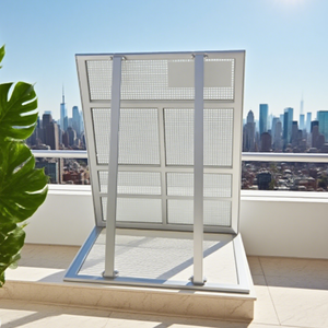 Barrière <span class=keywords><strong>de</strong></span> sécurité pliable en aluminium robuste pour le contrôle du trafic, idéale pour les concerts et les couloirs - Product Image 2