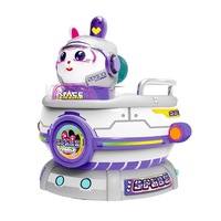 Machine d'amusement d'arcade vidéo de tour de Kiddie de lapin d'intérieur de jeu à jetons pour FEC