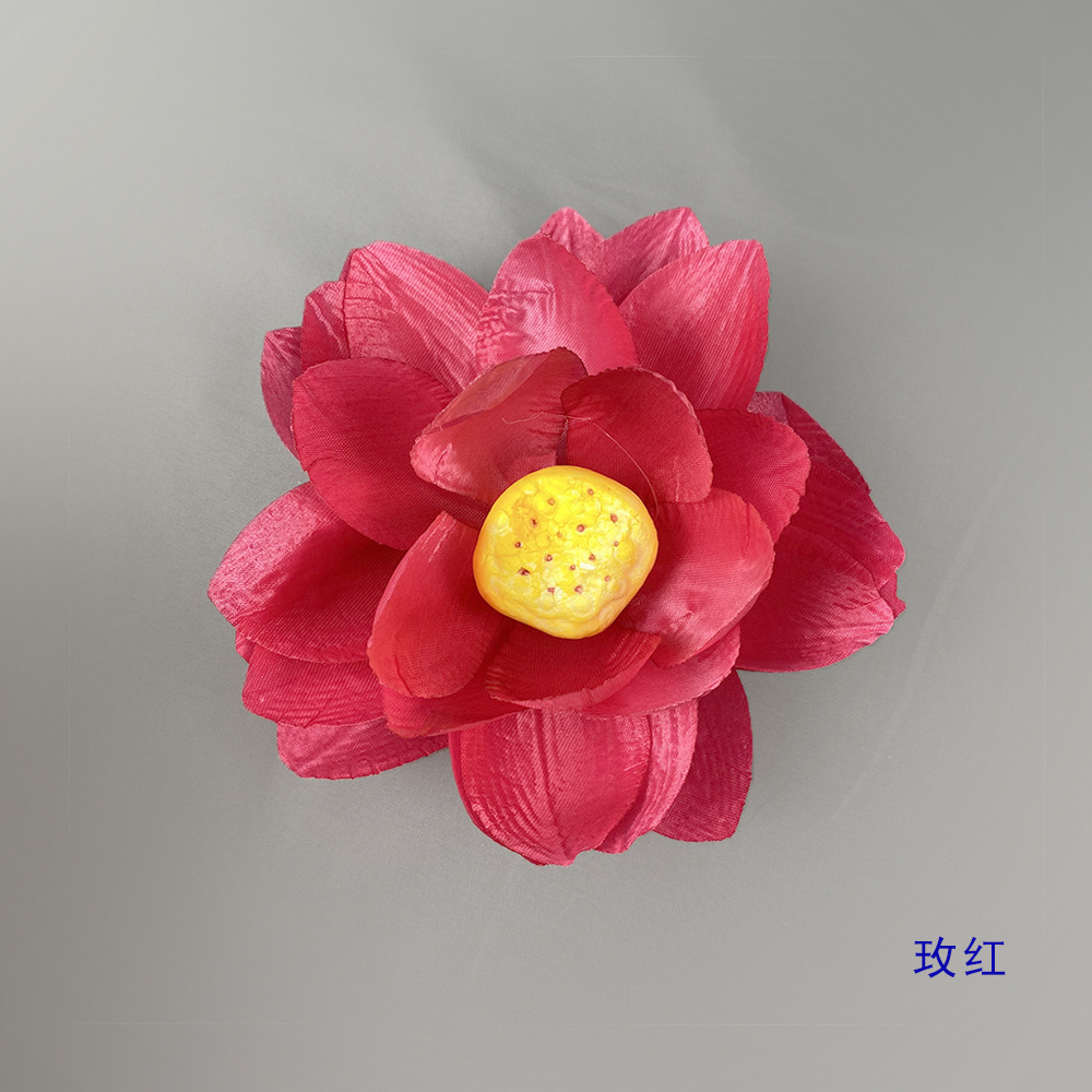 Fleur de lotus 18cm - rose rouge