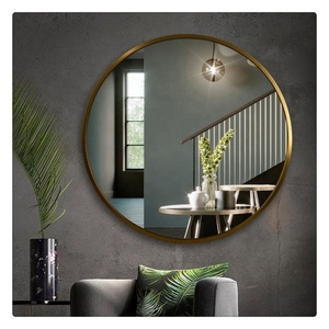 Ultra Clear Anti-Corrosion HD Decorative Wall <b>Mirror</b> Modern Design Lead-Free <b>Silver</b> Aluminum Pattern for Home Guest Toilet Decor - Product Image 4