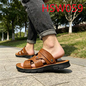 Sandales d'été HY HSW059 en cuir PU à séchage rapide pour vacances à l'île, style Hua Singh, ne gêlent pas les pieds, à bout ouvert et largeur généreuse - Product Image 4