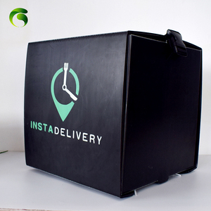 Personalizado imprimible PP Corrugado Pizza Entrega Motocicletas Tail Box - Product Image 1