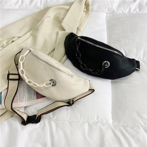 2020 nouvelle <span class=keywords><strong>marque</strong></span> femmes taille Pack PU cuir poitrine sac nouveau bonbon couleur taille sac mode chaîne <span class=keywords><strong>banane</strong></span> en gros sac - Product Image 3