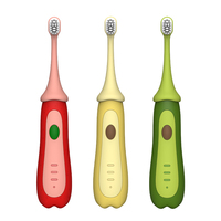 Meilleure brosse à dents électrique sonique magnétique rechargeable pour enfants, en silicone souple, avec support mural, étanche IPX7, pour garçons et filles