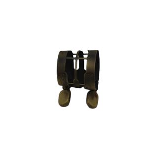 Ligature de saxophone en métal antique pour saxophone alto Mi bémol, marque Eastern Music - Product Image 1
