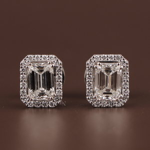 Fashion Women Lab Grown Diamond <b>Earrings</b> <b>Silver</b> 10K Gold 14K Gold 18K Gold Premium Fine Jewelry Gift - Product Image 1