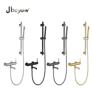 Jboyun Shower Set 304 Stainless Steel Single Handle Rain Shower Head Bathroom Mixer Valve - Product Image 1