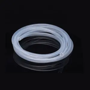 Hittebestendige Transparante Geëxtrudeerd Flexibele Silicone Tubing Water Luchtslang Pijp Vacuüm Food Grade Siliconen Tube