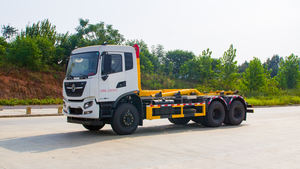 รถยกขยะ15cbm 10ล้อ20m3ตะขอเกี่ยวแบบม้วนปิดได้คุณภาพสูงรถดัมพ์ขยะรีไซเคิลขยะ - Product Image 3