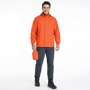 Veste de sport d'extérieur légère de fabrication OEM, nouvelle veste coupe-vent 2023 pour hommes, imperméable - Product Image 1