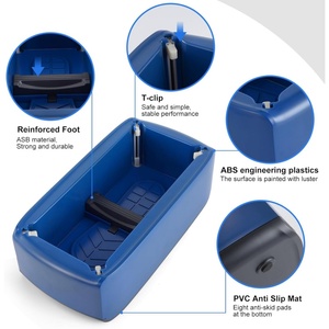 Machine à couvre-chaussures jetables automatique bleue commerciale - Matériau ABS durable, super propre <span class=keywords><strong>pour</strong></span> la maison et le bureau - Product Image 3