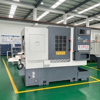 Tour CNC à banc incliné à économie d'énergie, best-seller, avec commande FANUC, 2 axes, porte-outils automatique, capacité moyenne