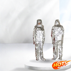 Wholesale Customizable AmpsafeX Firefighter <b>Thermal</b> Suit High-Temp Protective Nylon/Cotton 4 Emergency Rescue Fire Safety - Product Image 1