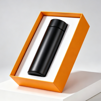 Ensemble cadeau promotionnel pour entreprise, conférence, avec gourde isotherme en acier inoxydable 304 de 450 ml, impression personnalisée