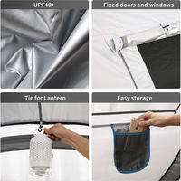 Nouvelle conception de tente pliante automatique, imperméable, pour le camping, grande capacité, pour la famille, robuste, portable, pour les touristes