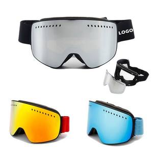 Gafas de nieve ajustables de amplio campo de visión para niños con logotipo personalizado para montañismo y esquí - Product Image 2