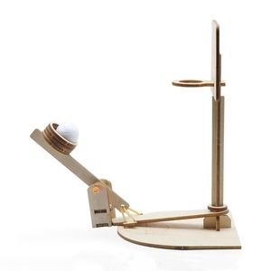 OKYN-G5468 OEM Kit STEM in legno fai-da-te per l'apprendimento scientifico ed esperimenti, Dispositivo di gioco con macchina spara palline per il montaggio superficiale - Product Image 3