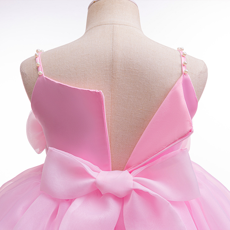 formal wedding guest summer dresses Sleeveless Embellished Short Party Dress Flower Girl