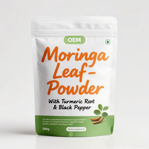 <span class=keywords><strong>Polvo</strong></span> de <span class=keywords><strong>Moringa</strong></span> y Cúrcuma Orgánico OEM con Pimienta Negra, 3000 mg de <span class=keywords><strong>Moringa</strong></span> por Porción, 60 Porciones, 300 g - Product Image 3