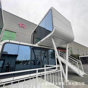 Casa de Vacaciones de Metal con Estructura de Acero y Aluminio, Estilo Ligero y Lujoso, para Campamentos, Hoteles y Alojamientos Turísticos - Product Image 4