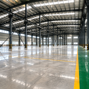 Taller Moderno Prefabricado con Estructura de Acero, Acero Ligero Tipo H, Protección Contra Incendios, Revestimiento Opcional, <span class=keywords><strong>Requisitos</strong></span> de Cimentación Compacta, en Venta - Product Image 1